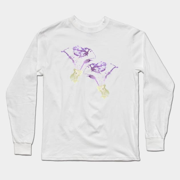 pink bell flowers Long Sleeve T-Shirt by lisenok